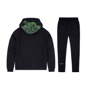 SYNA OG Tracksuit Black Noen Green0