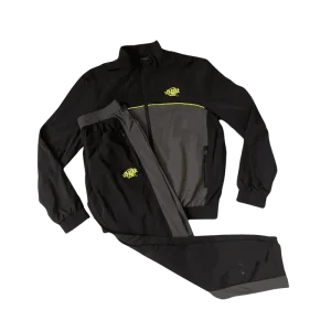 SYNAWORLD SYNA LOGO Tuta Shell Nero Grigio Giallo