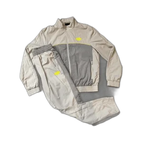 SYNAWORLD “SYNA LOGO” Tuta Shell Crema Grigio Giallo