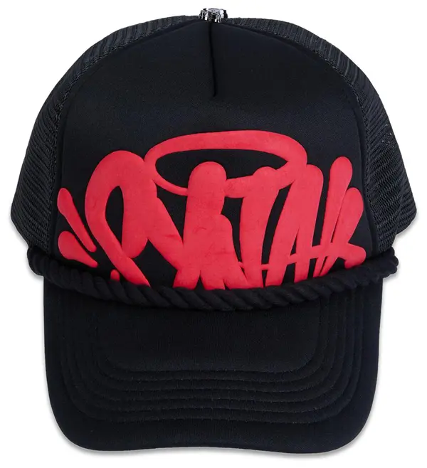 SynaWorld Syna Trucker Cap Nero Pomodoro SynaWorld Syna Trucker Cap Nero Pomodoro