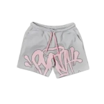 SynaWorld Syna Logo ShortSet Grigio Rosa01