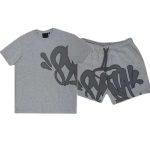 SynaWorld Syna Logo ShortSet Grigio